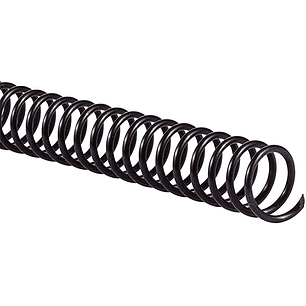 Espiral Plast 20Mm 50Un 135Hjs Negro Gbc