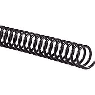 Espiral Plast 26Mm 25Un 175Hjs Negro Gbc