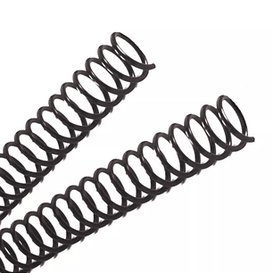 Espiral Plast 29Mm 25Un 200Hjs Negro Gbc
