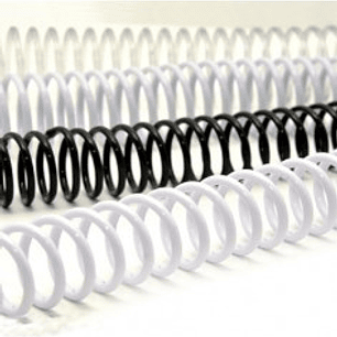 Espiral Plast 33Mm 25Un 300Hj Negro 58P Diazol