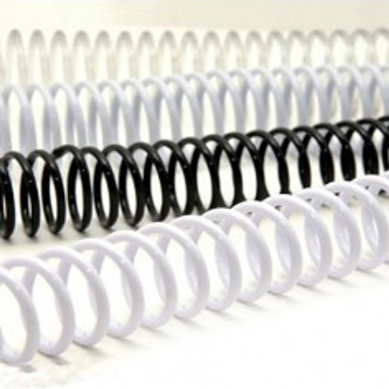 Espiral Plast 33Mm 25Un 300Hj Negro 58P Diazol 1