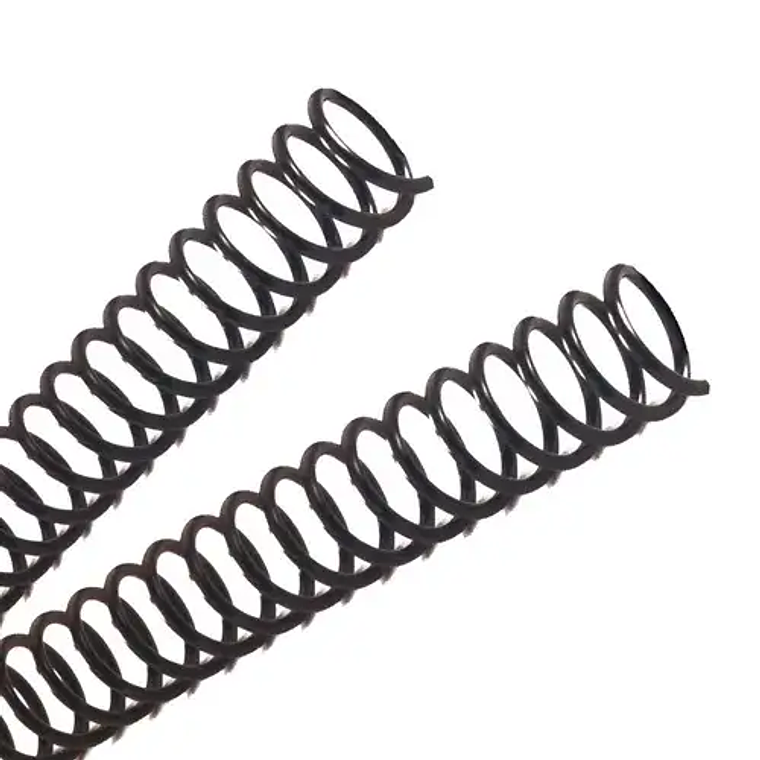 Espiral Plast 8Mm 100Un 32Hjs Negro Gbc 1