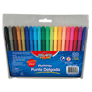 Plumon Proarte 20Col Punta Delgada