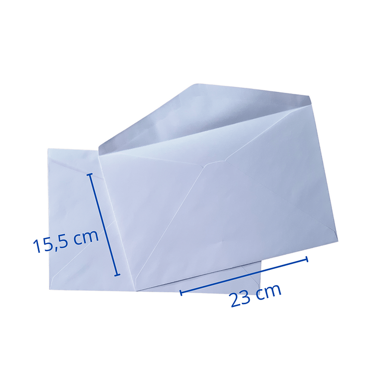 Sobre 1/2 Carta 15X23 Teknofas 1