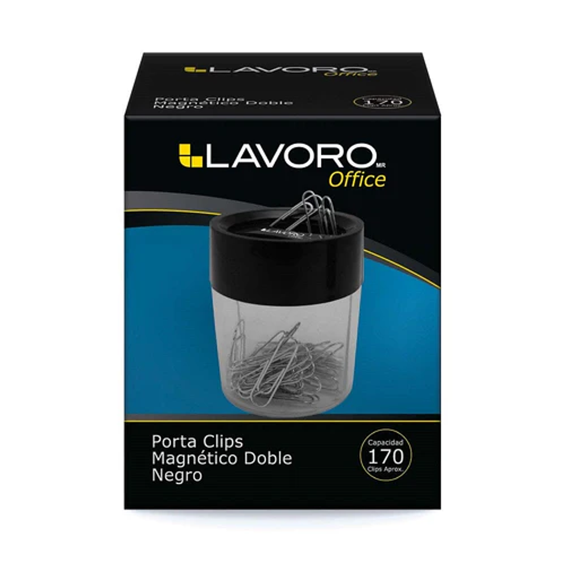 Porta Clips Magnetico Doble Tra/Col Sutrtidos Lavoro 1