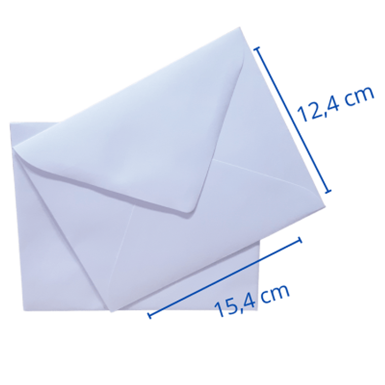 Sobre Carta Blanco 12.4X15.4 Teknofas 1