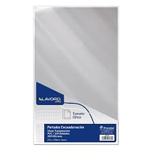 Portada Encuad Mica Of 200Mic Trans 100U Lavoro