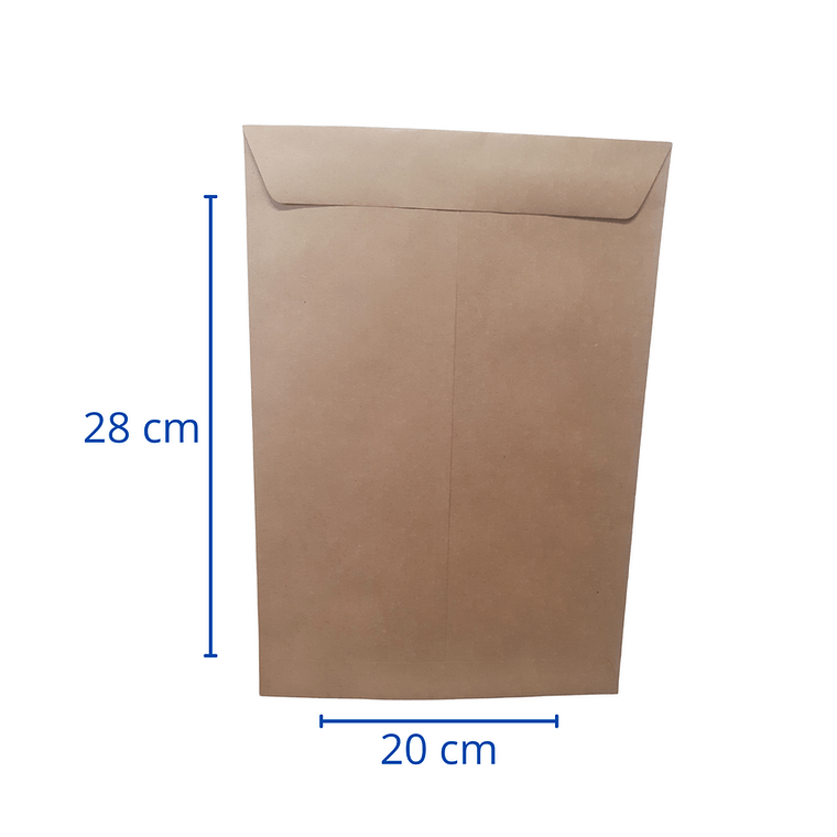 Sobre Saco 1/2 Oficio Kraft 20X28 50 Ud  Teknofas 1