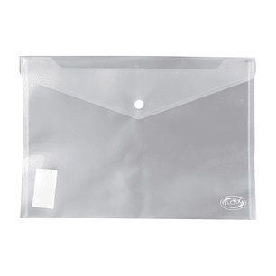 Sobre Plástico A4 C/Broche Transparente (004) Adix