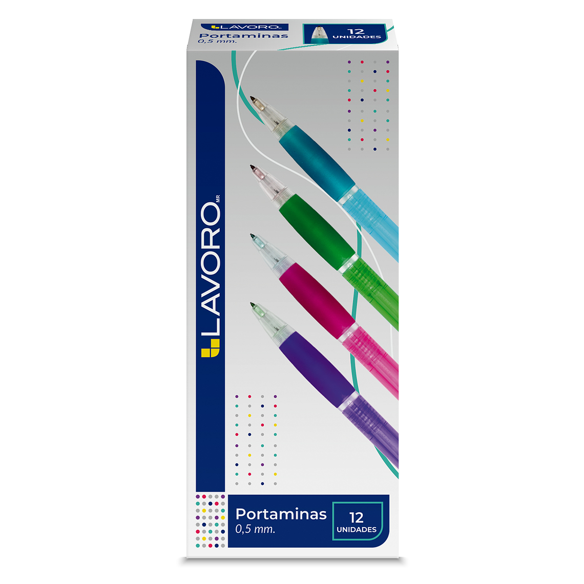 Portaminas Plastico Con Grip 0,5 Mm Lavoro 1