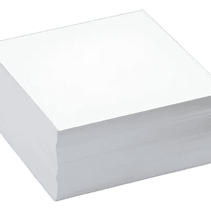 Taco Nota Adhesiva 9X9Cm Blanco 500Hj Unidad