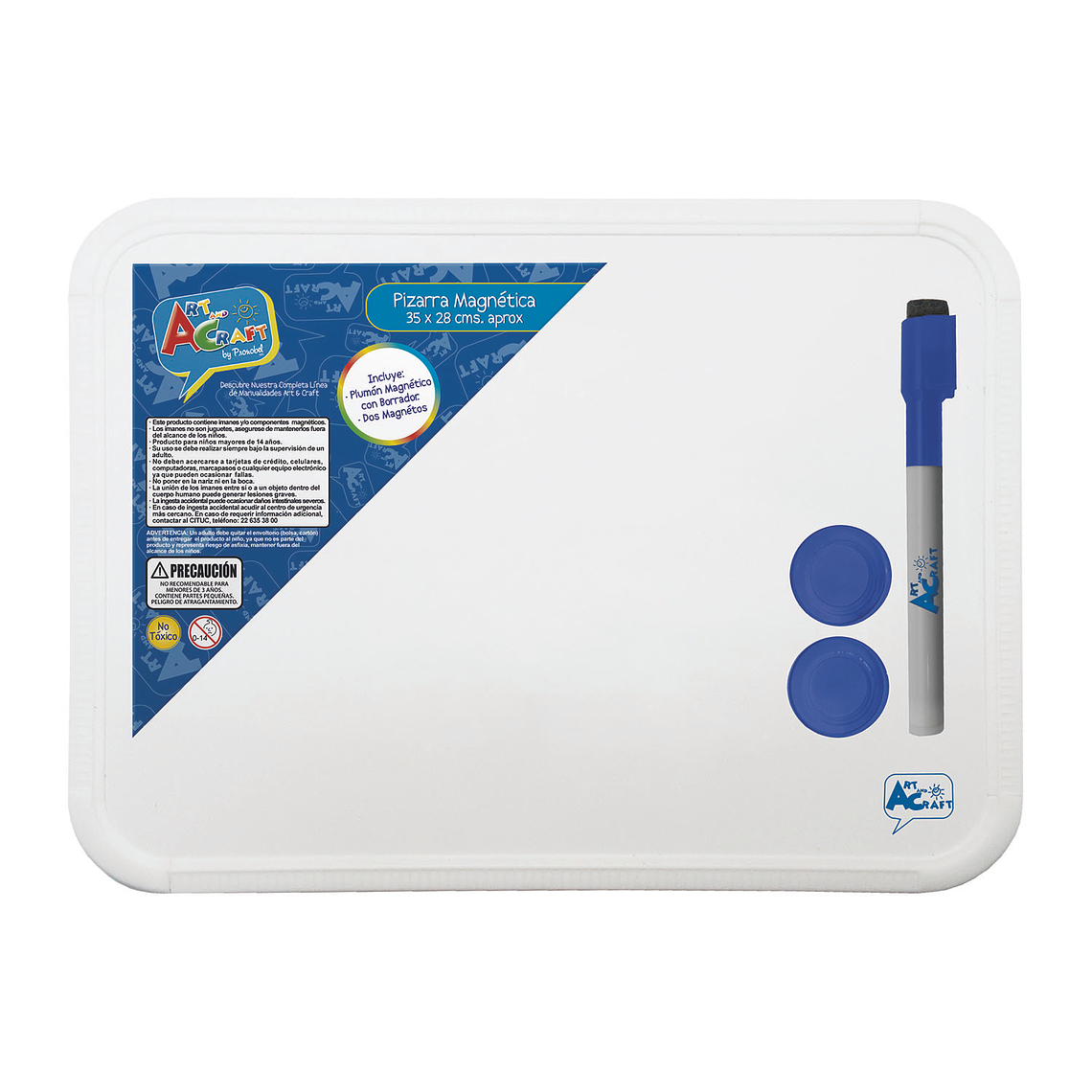 Pizarra Blanca Magnetica Escol 35X28 Art & Craf 1