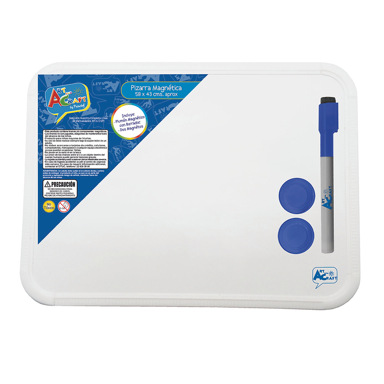 Pizarra Magnetica Escolar 43 X 58 Cms Fu Art & Craf 1
