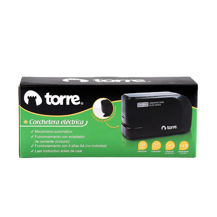 Corchetera Electrica Negra 25 Hj Torre 1