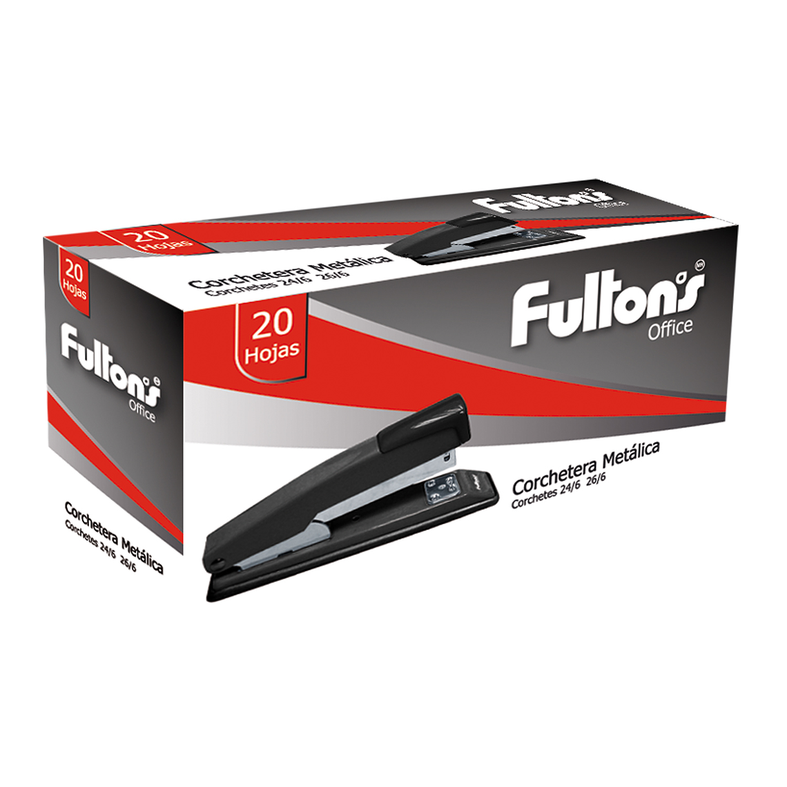 Corchetera Met Corta 20Hj Negro Fultons 1