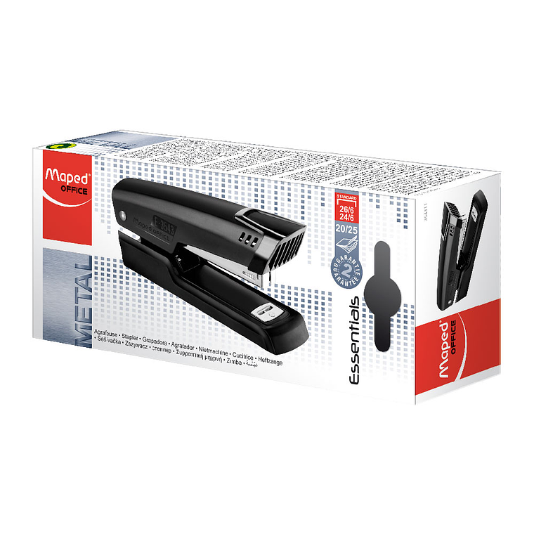 Corchetera Mediana Metalica Maped 25Hj  24/6 - 26/6Mm 1