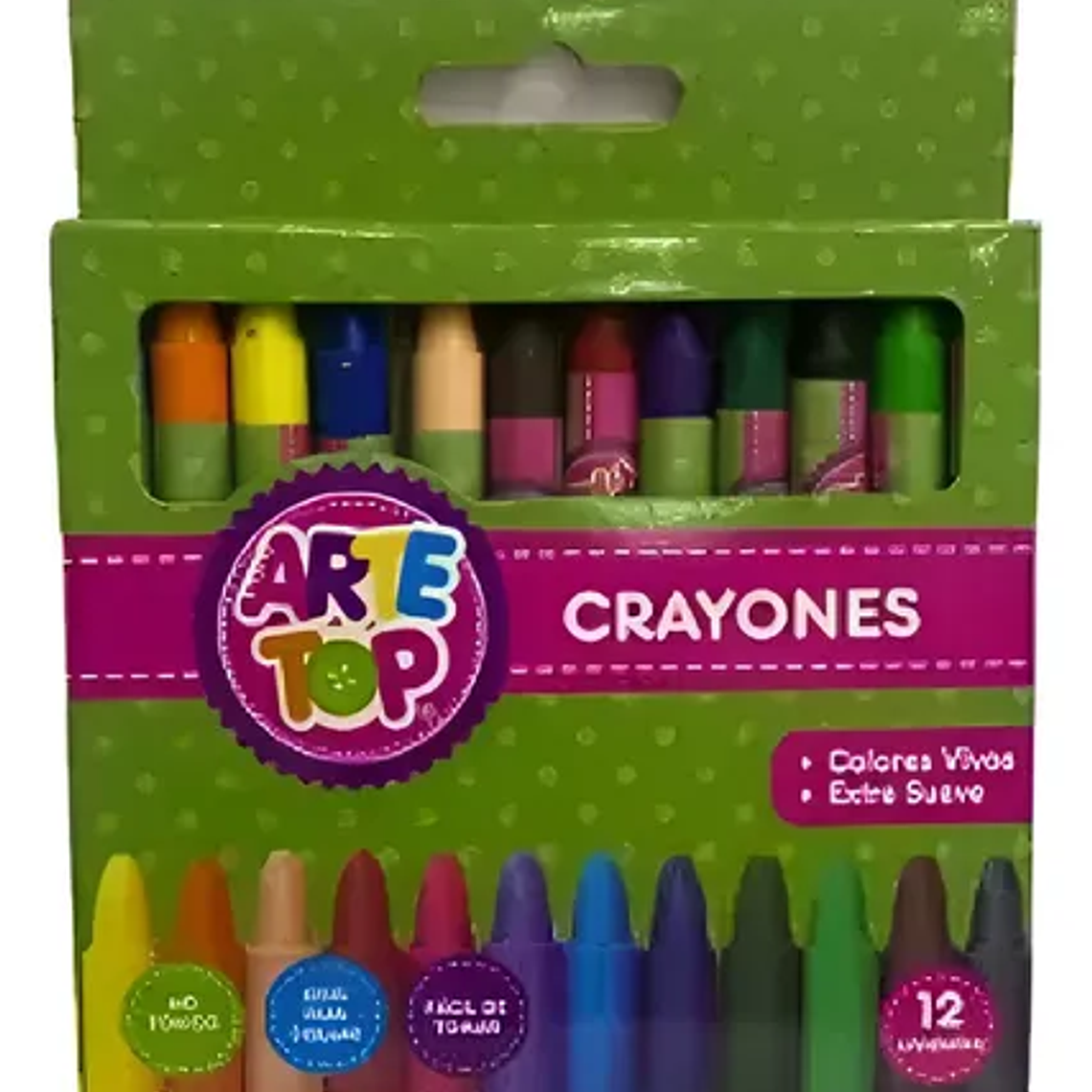 Crayon 12 Colores/160 Arte Top 1