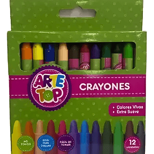 Crayon 12 Colores/160 Arte Top
