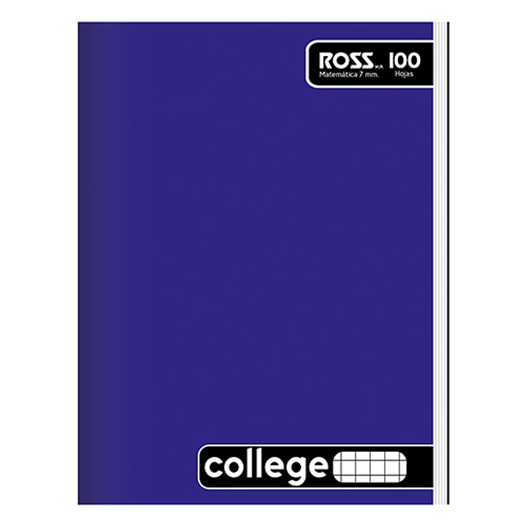 Cuad.Ross College Liso 100 Hj  7Mm 1