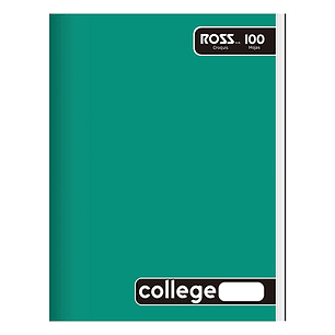 Cuaderno College Ross Liso 100 Hj Croquis