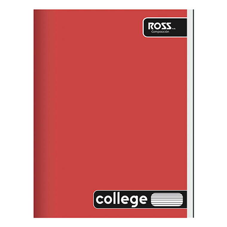 Cuaderno College Ross Liso 80 Hj Composicion 1