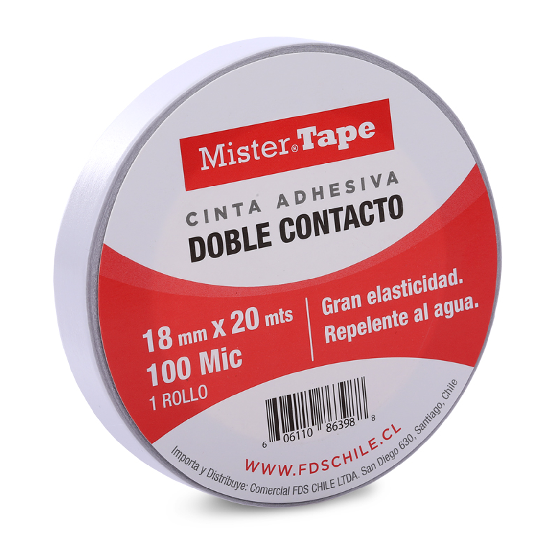 Cinta Doble Contacto Mr Tape 18X20Mts. 1R 1