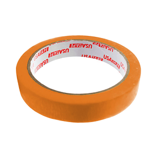 Cinta Maskin Tape Naranjo 18 Mm Por 20 Mts Usatape