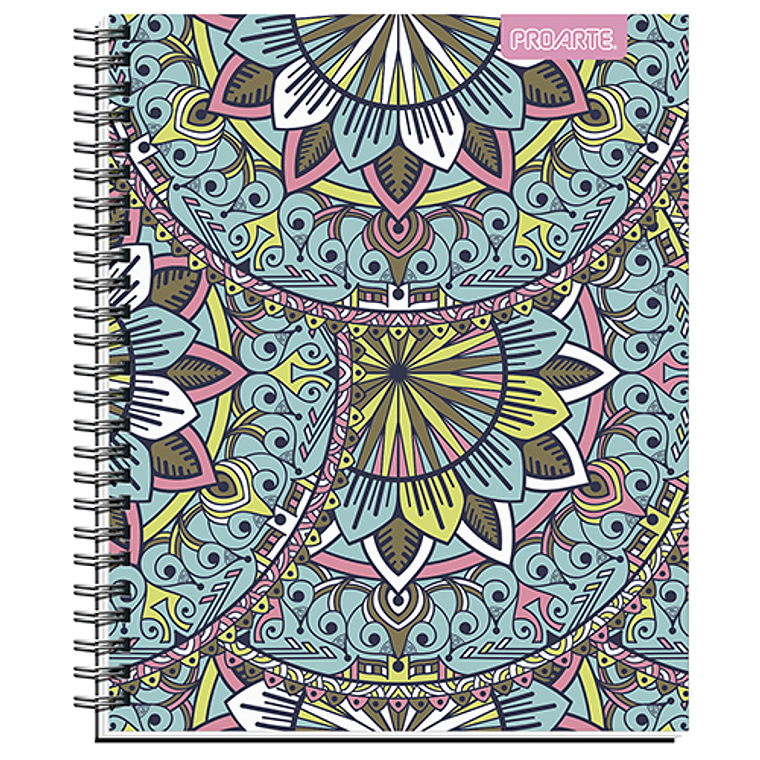 Cuaderno Universitario Proarte Ted/ Ed Mandalas 100Hj 7Mm 1