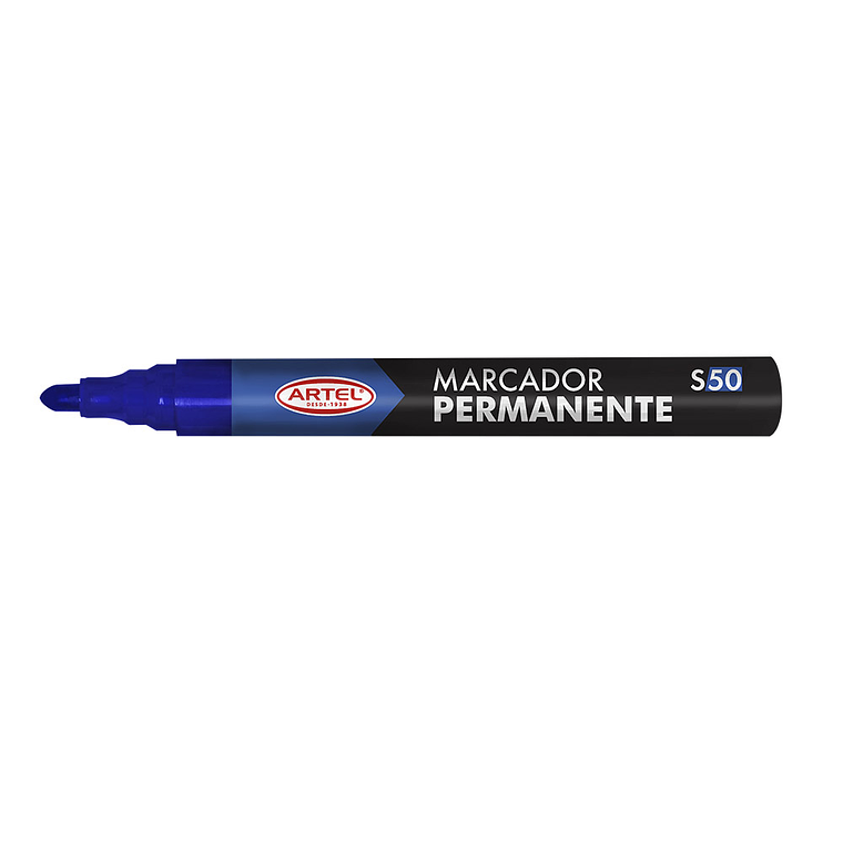 Marcador Permanent 50 Artel P/Redond Azul 1