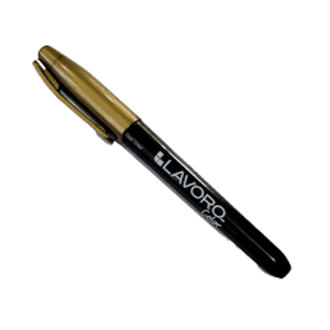 Marcador Permanente Pta Red. Dorado Metal Lavoro 1