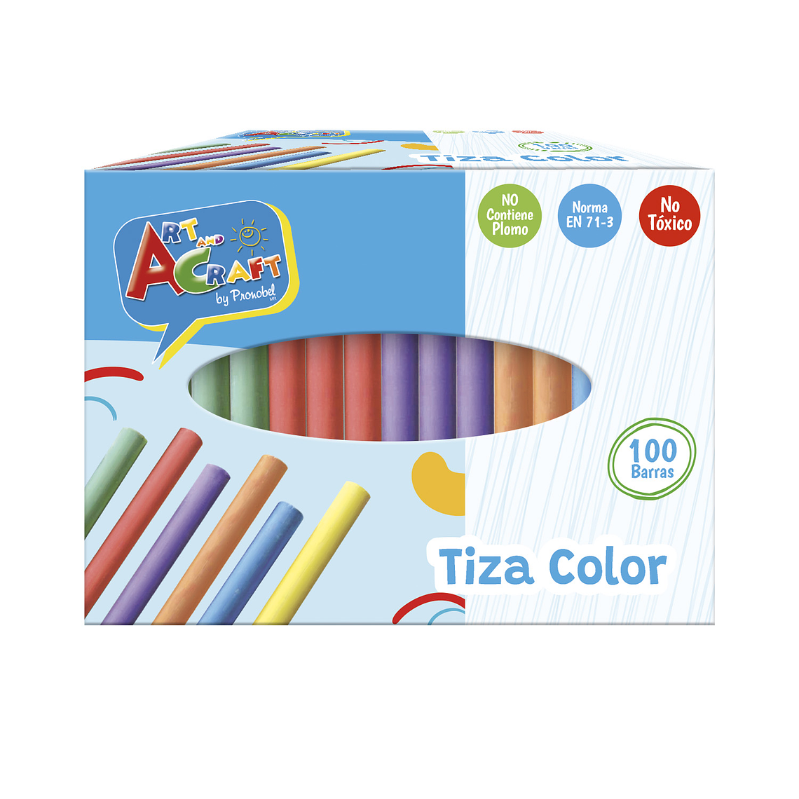 Tiza Colores 100 Uni Art & Craft 1