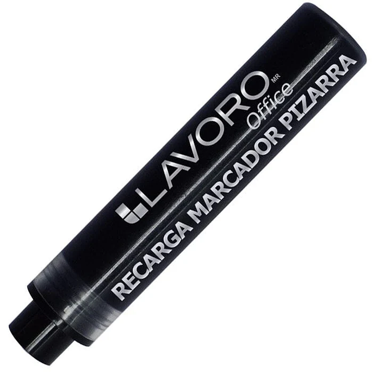 Recarga Tinta Marcador Pizarra Negro Lavoro 1