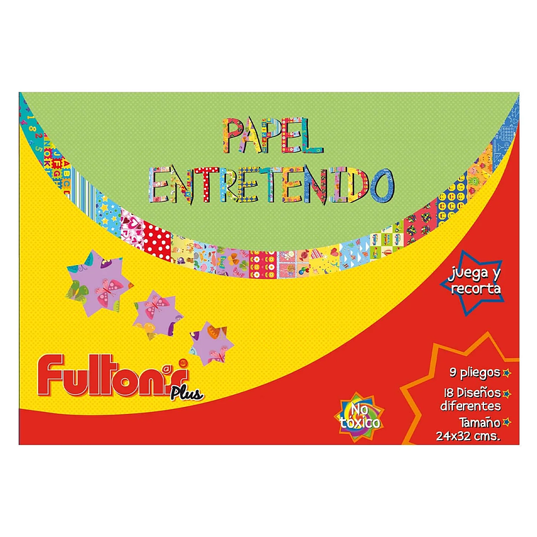 Carpeta C/Papel Entretenido 9 Hjs 18 Dis Fultons 1