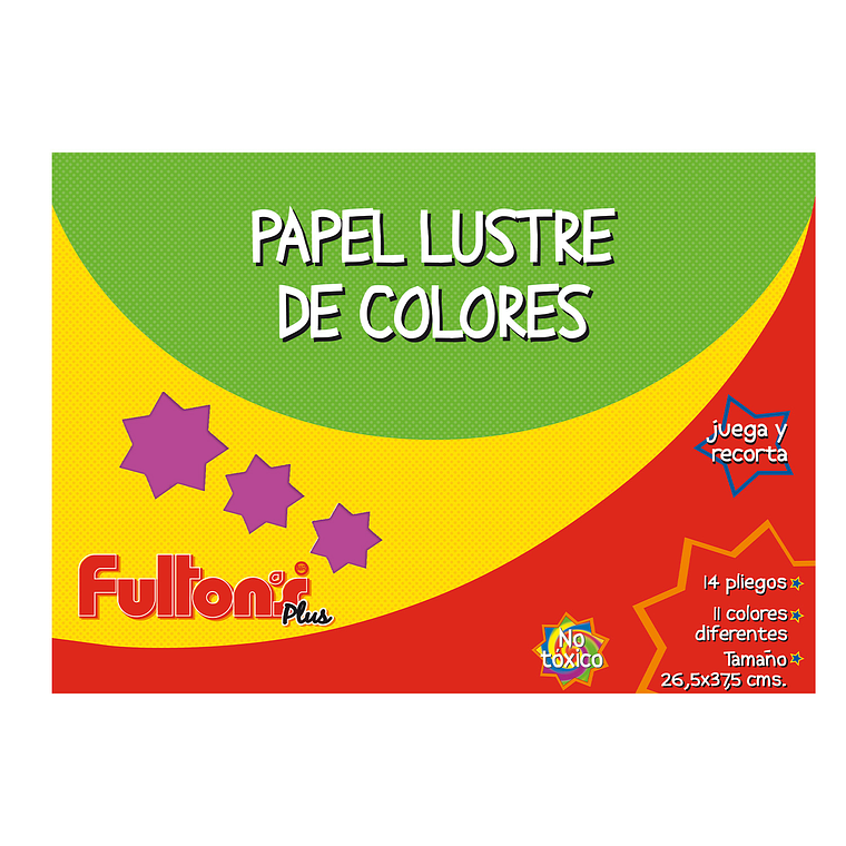 Carpeta C/Papel Lustre 14Hjs 11 Col Fultons 1