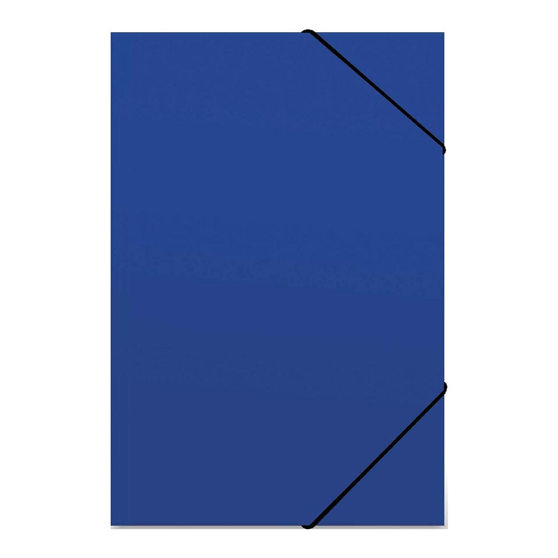 Carpeta Cartulina Elastico Oficio  Azul Fogata 1