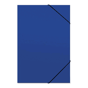 Carpeta Cartulina Elastico Oficio  Azul Fogata