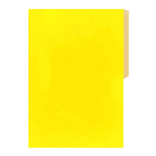 Carpeta Cartulina Pig. Amarilla Fogata