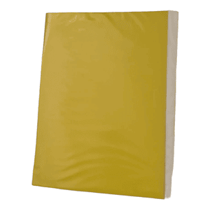 Carpeta Plastificada Color Amarillo Sin Acco Marca Fogata