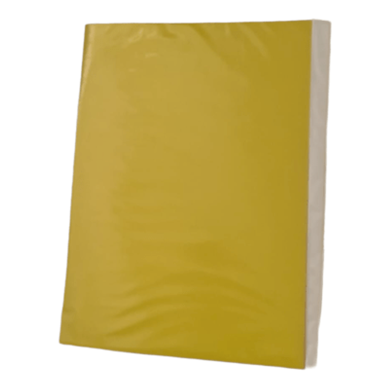 Carpeta Plastificada Color Amarillo Sin Acco Marca Fogata 1