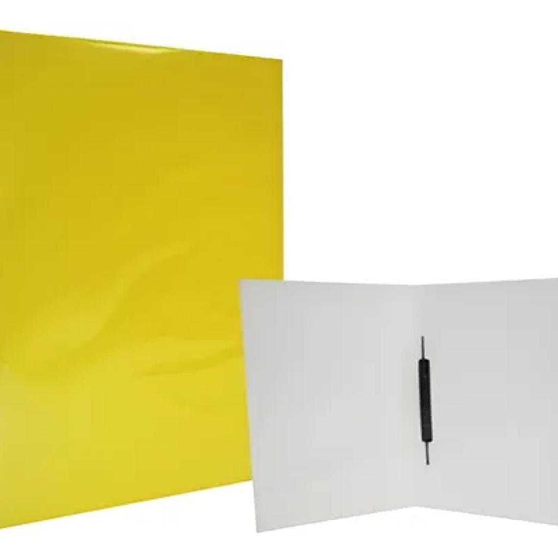 Carpeta Plastificada Con Accoclip Amarilla Fogata                                    1