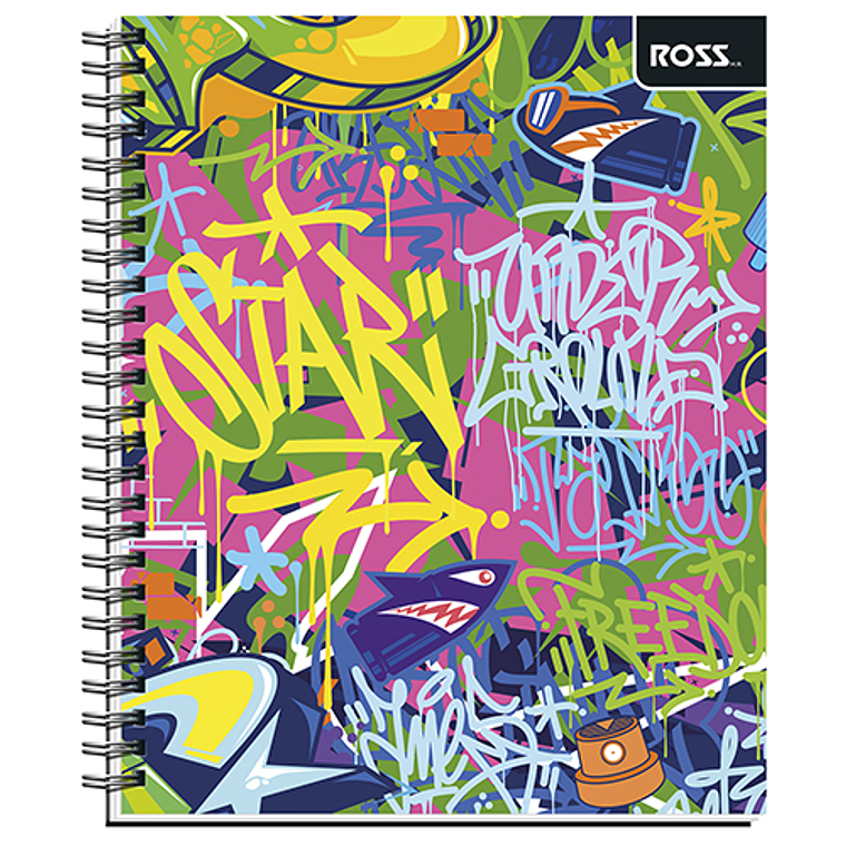 Cuaderno Universitario Ross Ts/Ed Street Life 100 Hjs 7 Mm 1
