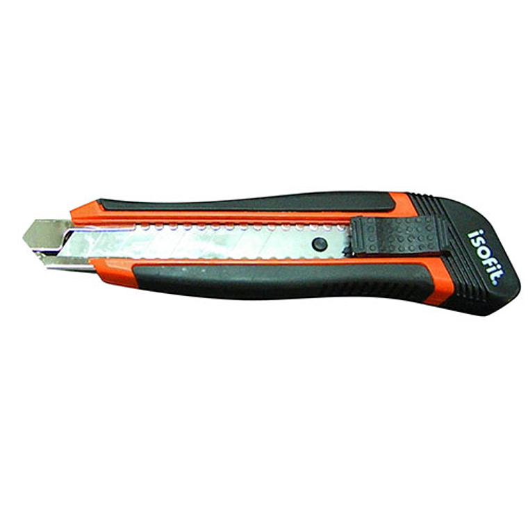 Cuchillo Isofit No 90 Cartonero Grande Negro/Rojo 1