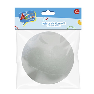 Pelota De Plumavit 10 Cm. 1 Un. Art&Craf