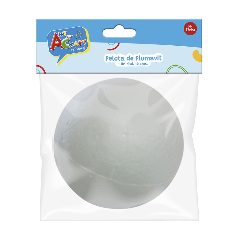 Pelota De Plumavit 10 Cm. 1 Un. Art&Craf 1