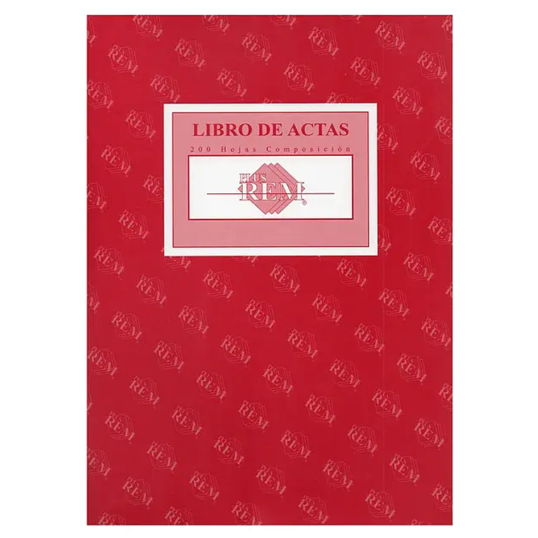 Libro Actas Composicion 200Hjs Rem 1