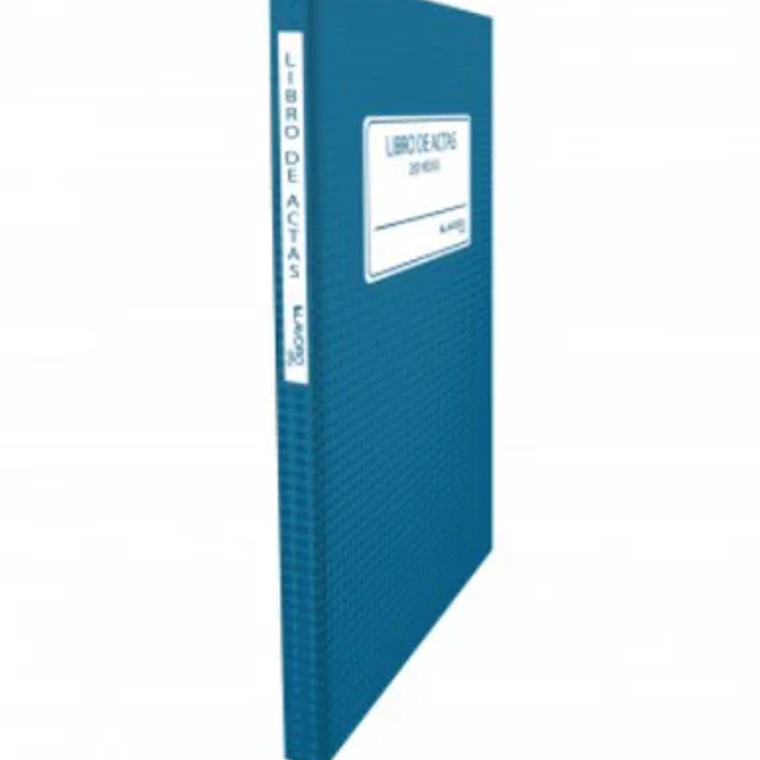 Libro De Actas Lavoro 200 Hjs Foliado Comp Unid 1