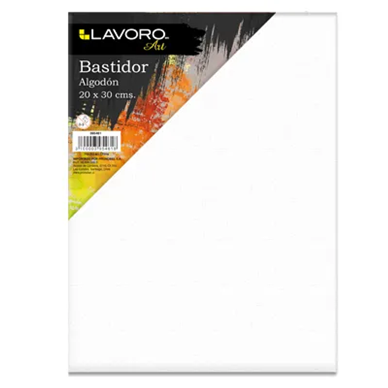 Lienzo Blanco Con Bastidor 20 X 30 Lavoro 1