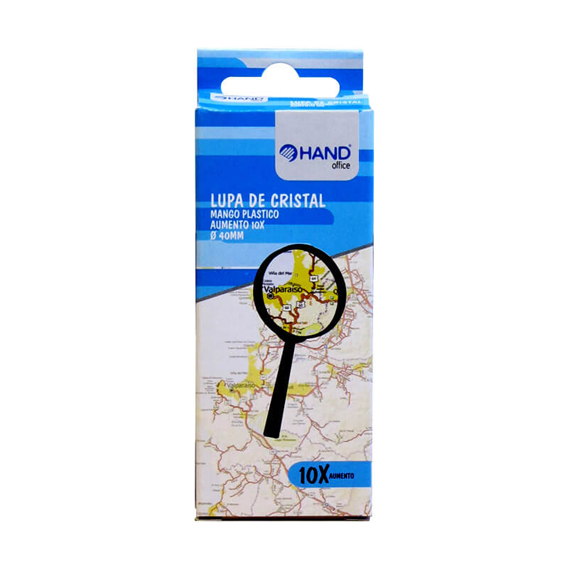 Lupa Cristal,Diam.5O Cms.,Aum.10X 'Hand' 1