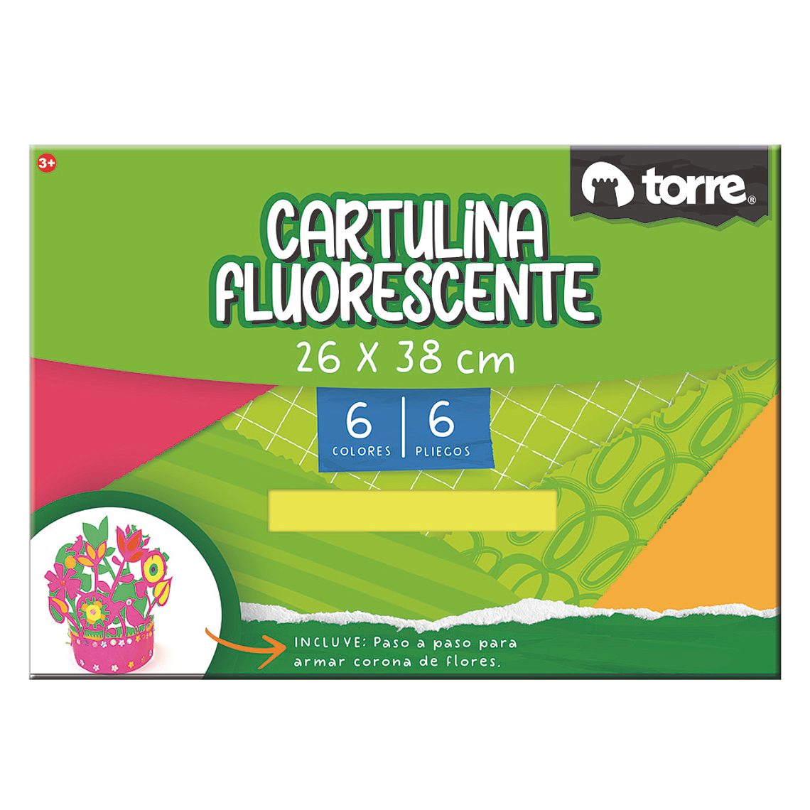 Bolson Cartulina Fluor 6Hj. Torre Imagia 1