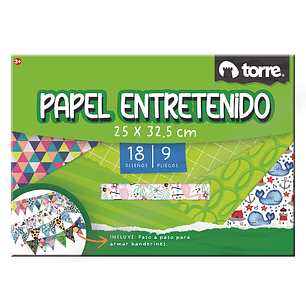 Bolson Papel Entretenido Torre Imagia